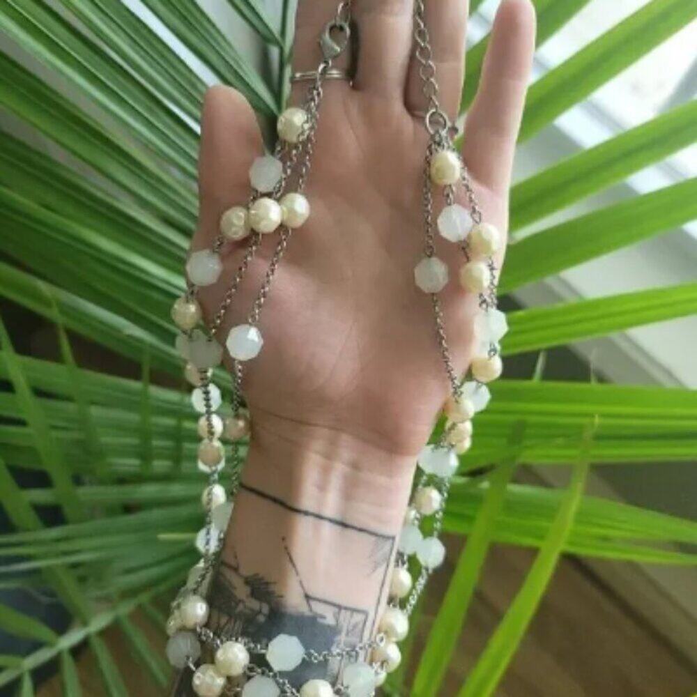 Stunning Beaded Statement Necklace 